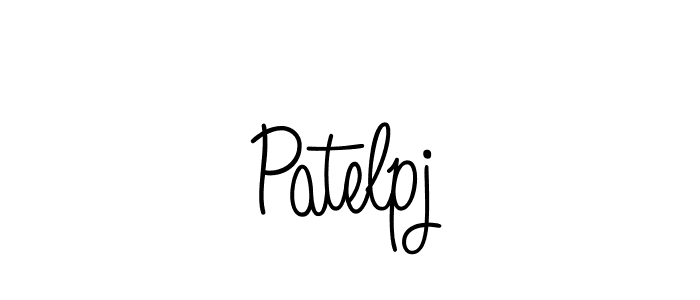 How to make Patelpj signature? Angelique-Rose-font-FFP is a professional autograph style. Create handwritten signature for Patelpj name. Patelpj signature style 5 images and pictures png