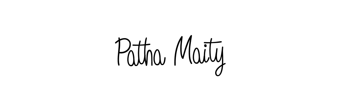 Angelique-Rose-font-FFP is a professional signature style that is perfect for those who want to add a touch of class to their signature. It is also a great choice for those who want to make their signature more unique. Get Patha Maity name to fancy signature for free. Patha Maity signature style 5 images and pictures png