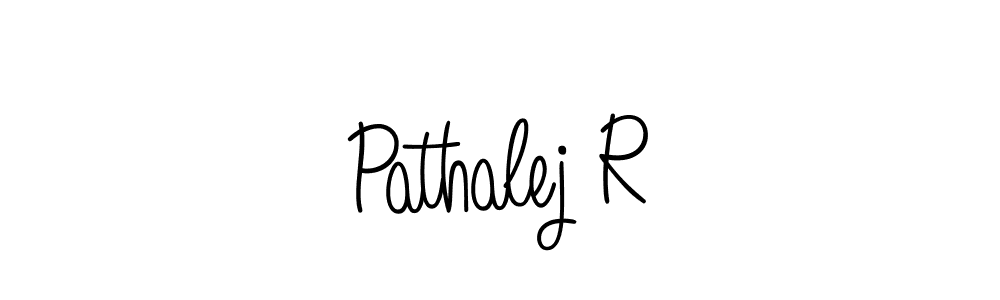 It looks lik you need a new signature style for name Pathalej R. Design unique handwritten (Angelique-Rose-font-FFP) signature with our free signature maker in just a few clicks. Pathalej R signature style 5 images and pictures png