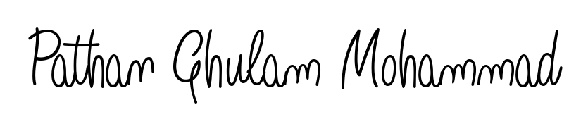 Express your personality with a custom Pathan Ghulam Mohammad signature crafted with Angelique-Rose-font-FFP typography. Free transparent PNG download available. Pathan Ghulam Mohammad signature style 5 images and pictures png