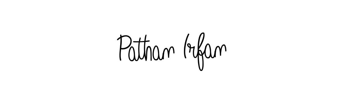 Design your own signature with our free online signature maker. With this signature software, you can create a handwritten (Angelique-Rose-font-FFP) signature for name Pathan Irfan. Pathan Irfan signature style 5 images and pictures png