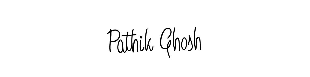 Best and Professional Signature Style for Pathik Ghosh. Angelique-Rose-font-FFP Best Signature Style Collection. Pathik Ghosh signature style 5 images and pictures png