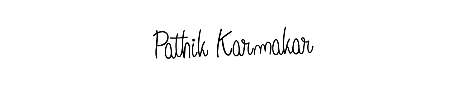 Once you've used our free online signature maker to create your best signature Angelique-Rose-font-FFP style, it's time to enjoy all of the benefits that Pathik Karmakar name signing documents. Pathik Karmakar signature style 5 images and pictures png