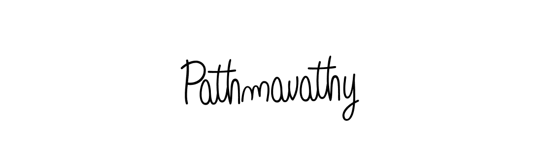 Create a beautiful signature design for name Pathmavathy. With this signature (Angelique-Rose-font-FFP) fonts, you can make a handwritten signature for free. Pathmavathy signature style 5 images and pictures png