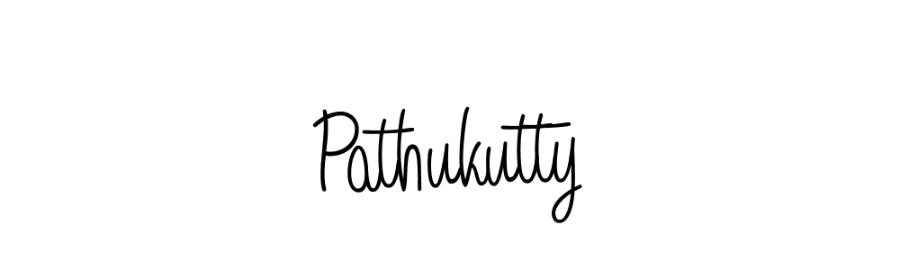 How to Draw Pathukutty signature style? Angelique-Rose-font-FFP is a latest design signature styles for name Pathukutty. Pathukutty signature style 5 images and pictures png