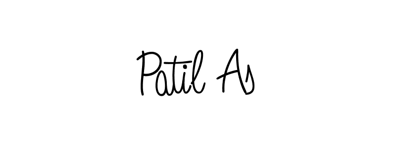 Once you've used our free online signature maker to create your best signature Angelique-Rose-font-FFP style, it's time to enjoy all of the benefits that Patil As name signing documents. Patil As signature style 5 images and pictures png