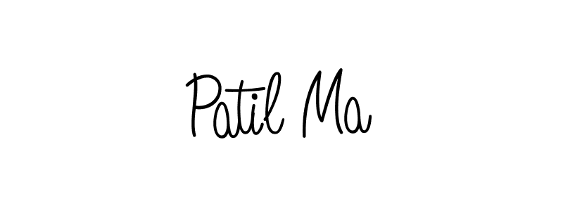 if you are searching for the best signature style for your name Patil Ma. so please give up your signature search. here we have designed multiple signature styles  using Angelique-Rose-font-FFP. Patil Ma signature style 5 images and pictures png