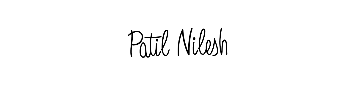 How to make Patil Nilesh signature? Angelique-Rose-font-FFP is a professional autograph style. Create handwritten signature for Patil Nilesh name. Patil Nilesh signature style 5 images and pictures png