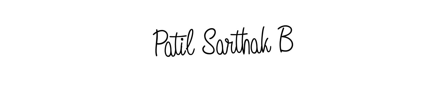 Make a short Patil Sarthak B signature style. Manage your documents anywhere anytime using Angelique-Rose-font-FFP. Create and add eSignatures, submit forms, share and send files easily. Patil Sarthak B signature style 5 images and pictures png