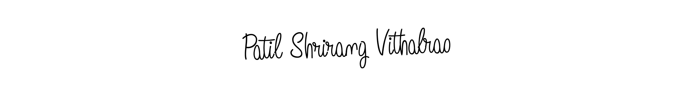 Patil Shrirang Vithalrao stylish signature style. Best Handwritten Sign (Angelique-Rose-font-FFP) for my name. Handwritten Signature Collection Ideas for my name Patil Shrirang Vithalrao. Patil Shrirang Vithalrao signature style 5 images and pictures png