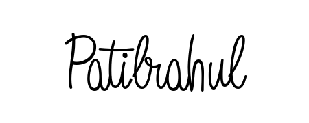Stand out with a creative autograph for Patilrahul. The Angelique-Rose-font-FFP styling blends modern aesthetics with classic signature flourishes. Patilrahul signature style 5 images and pictures png
