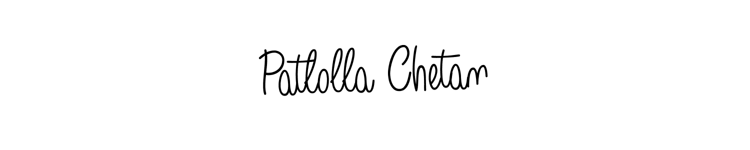 if you are searching for the best signature style for your name Patlolla Chetan. so please give up your signature search. here we have designed multiple signature styles  using Angelique-Rose-font-FFP. Patlolla Chetan signature style 5 images and pictures png