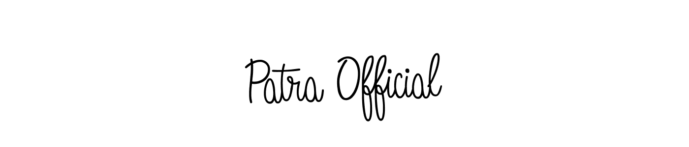 Make a beautiful signature design for name Patra Official. Use this online signature maker to create a handwritten signature for free. Patra Official signature style 5 images and pictures png