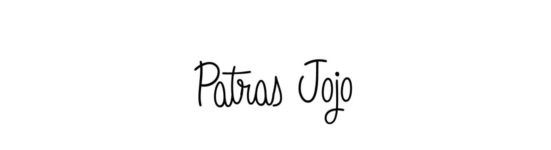 You should practise on your own different ways (Angelique-Rose-font-FFP) to write your name (Patras Jojo) in signature. don't let someone else do it for you. Patras Jojo signature style 5 images and pictures png