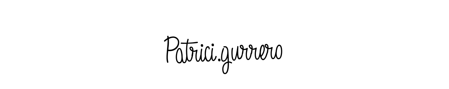 Also we have Patrici.gurrero name is the best signature style. Create professional handwritten signature collection using Angelique-Rose-font-FFP autograph style. Patrici.gurrero signature style 5 images and pictures png