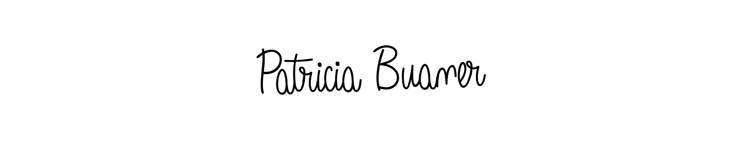 You should practise on your own different ways (Angelique-Rose-font-FFP) to write your name (Patricia Buaner) in signature. don't let someone else do it for you. Patricia Buaner signature style 5 images and pictures png