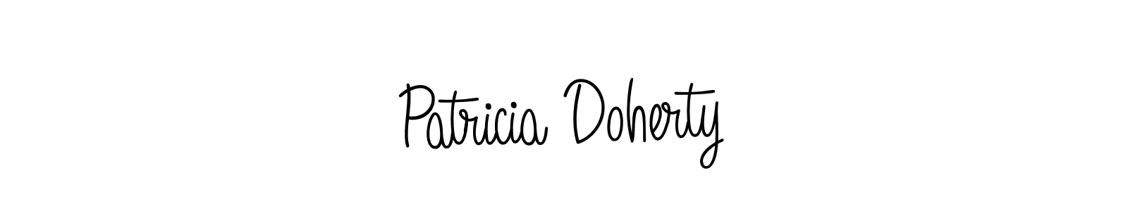 You should practise on your own different ways (Angelique-Rose-font-FFP) to write your name (Patricia Doherty) in signature. don't let someone else do it for you. Patricia Doherty signature style 5 images and pictures png