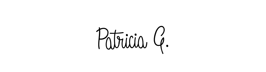 It looks lik you need a new signature style for name Patricia G.. Design unique handwritten (Angelique-Rose-font-FFP) signature with our free signature maker in just a few clicks. Patricia G. signature style 5 images and pictures png