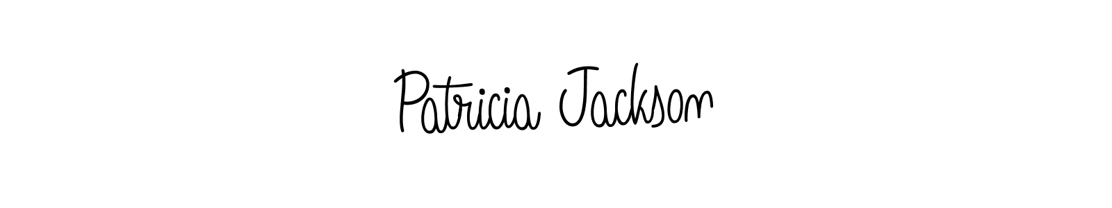 Patricia Jackson stylish signature style. Best Handwritten Sign (Angelique-Rose-font-FFP) for my name. Handwritten Signature Collection Ideas for my name Patricia Jackson. Patricia Jackson signature style 5 images and pictures png