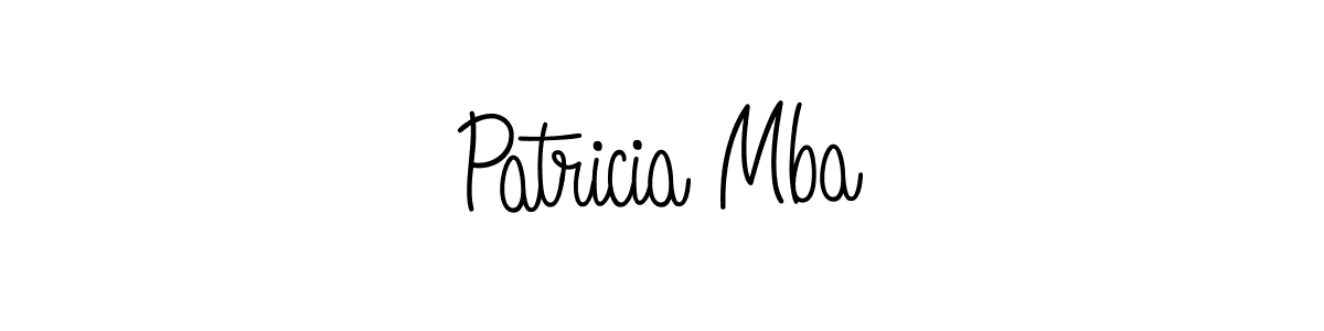 if you are searching for the best signature style for your name Patricia Mba. so please give up your signature search. here we have designed multiple signature styles  using Angelique-Rose-font-FFP. Patricia Mba signature style 5 images and pictures png