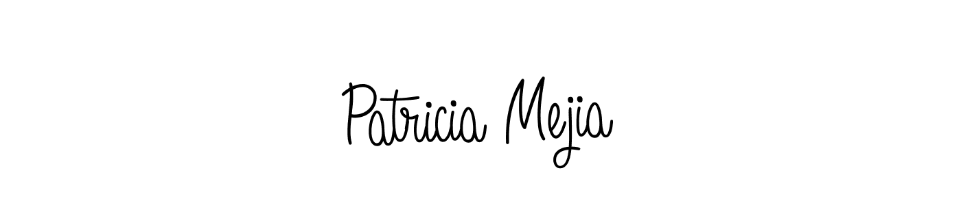 The best way (Angelique-Rose-font-FFP) to make a short signature is to pick only two or three words in your name. The name Patricia Mejia include a total of six letters. For converting this name. Patricia Mejia signature style 5 images and pictures png