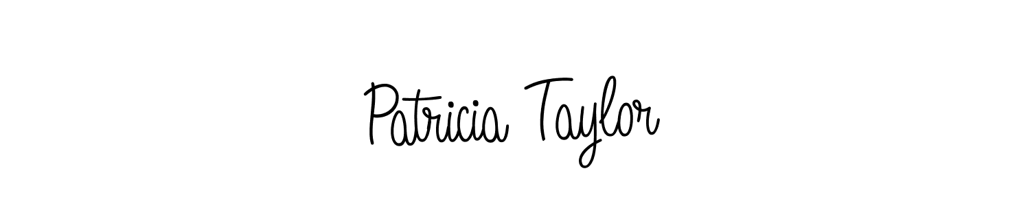 The best way (Angelique-Rose-font-FFP) to make a short signature is to pick only two or three words in your name. The name Patricia Taylor include a total of six letters. For converting this name. Patricia Taylor signature style 5 images and pictures png