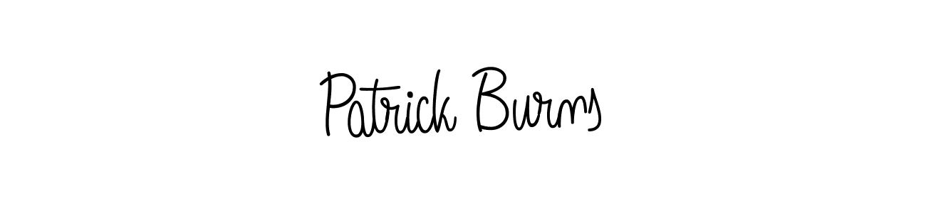 Best and Professional Signature Style for Patrick Burns. Angelique-Rose-font-FFP Best Signature Style Collection. Patrick Burns signature style 5 images and pictures png