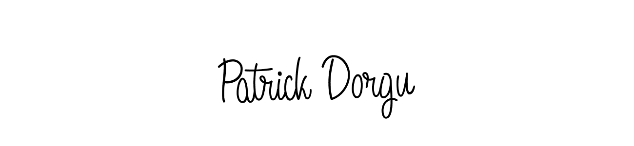 You should practise on your own different ways (Angelique-Rose-font-FFP) to write your name (Patrick Dorgu) in signature. don't let someone else do it for you. Patrick Dorgu signature style 5 images and pictures png