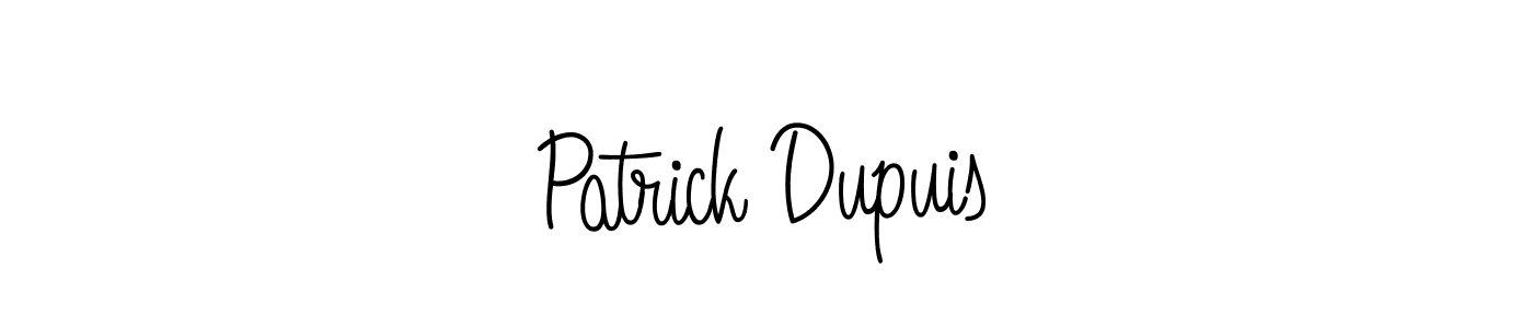 How to Draw Patrick Dupuis signature style? Angelique-Rose-font-FFP is a latest design signature styles for name Patrick Dupuis. Patrick Dupuis signature style 5 images and pictures png