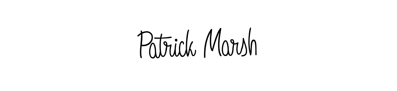 Make a beautiful signature design for name Patrick Marsh. Use this online signature maker to create a handwritten signature for free. Patrick Marsh signature style 5 images and pictures png