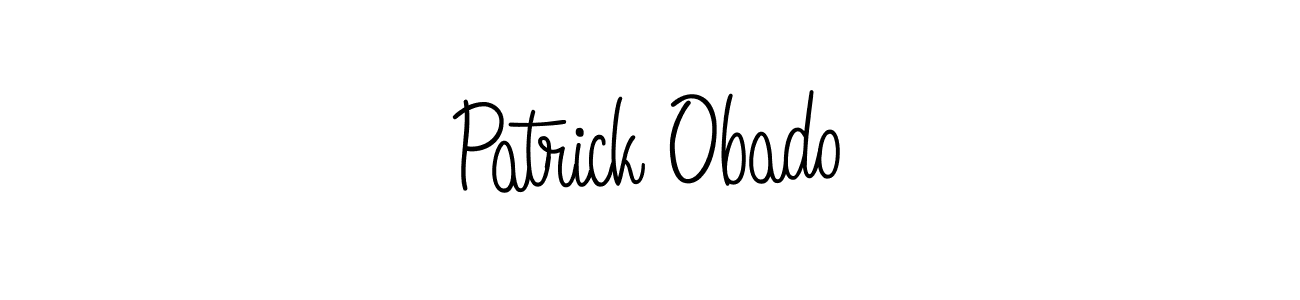 if you are searching for the best signature style for your name Patrick Obado. so please give up your signature search. here we have designed multiple signature styles  using Angelique-Rose-font-FFP. Patrick Obado signature style 5 images and pictures png