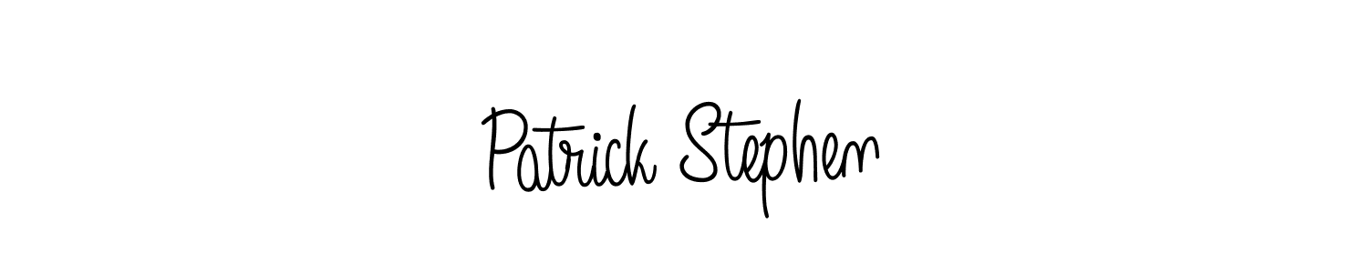 How to Draw Patrick Stephen signature style? Angelique-Rose-font-FFP is a latest design signature styles for name Patrick Stephen. Patrick Stephen signature style 5 images and pictures png