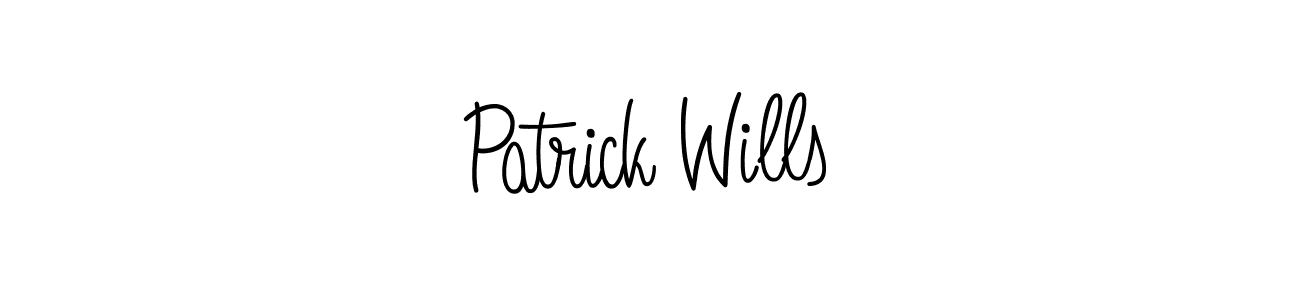 Create a beautiful signature design for name Patrick Wills. With this signature (Angelique-Rose-font-FFP) fonts, you can make a handwritten signature for free. Patrick Wills signature style 5 images and pictures png