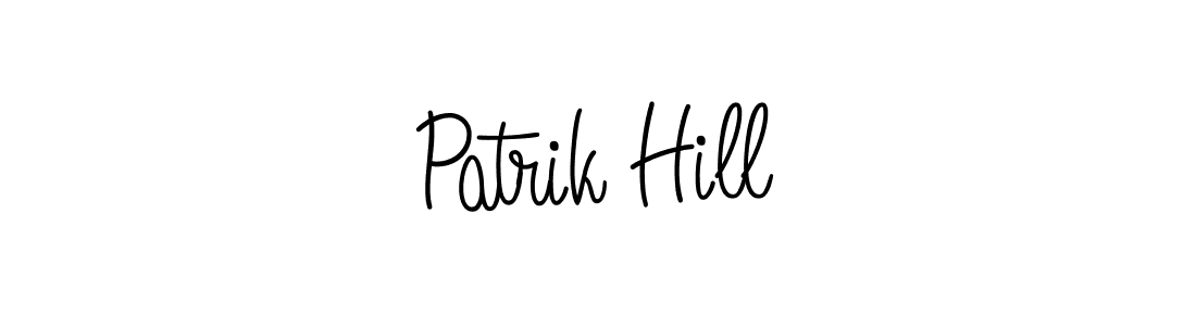 Use a signature maker to create a handwritten signature online. With this signature software, you can design (Angelique-Rose-font-FFP) your own signature for name Patrik Hill. Patrik Hill signature style 5 images and pictures png