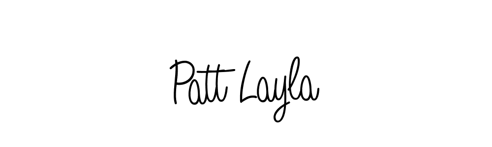 Use a signature maker to create a handwritten signature online. With this signature software, you can design (Angelique-Rose-font-FFP) your own signature for name Patt Layla. Patt Layla signature style 5 images and pictures png
