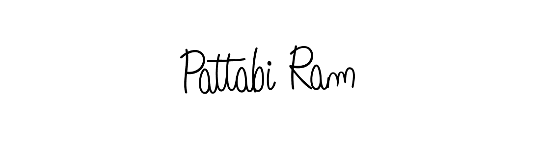 How to make Pattabi Ram name signature. Use Angelique-Rose-font-FFP style for creating short signs online. This is the latest handwritten sign. Pattabi Ram signature style 5 images and pictures png