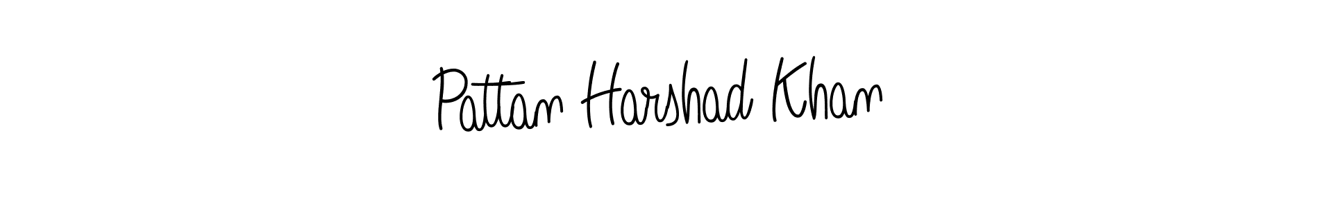 Make a beautiful signature design for name Pattan Harshad Khan. Use this online signature maker to create a handwritten signature for free. Pattan Harshad Khan signature style 5 images and pictures png