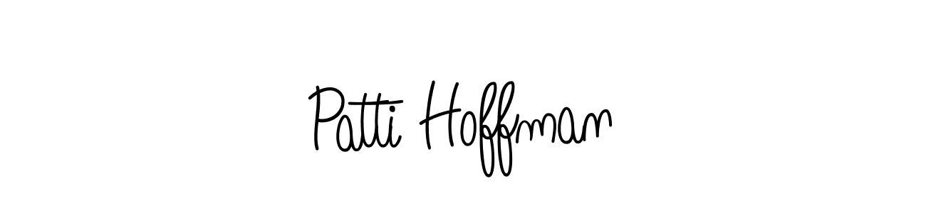 Patti Hoffman stylish signature style. Best Handwritten Sign (Angelique-Rose-font-FFP) for my name. Handwritten Signature Collection Ideas for my name Patti Hoffman. Patti Hoffman signature style 5 images and pictures png