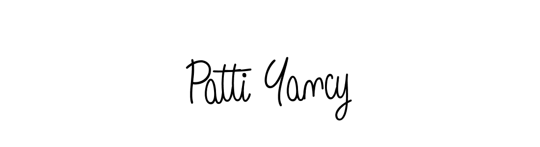 Once you've used our free online signature maker to create your best signature Angelique-Rose-font-FFP style, it's time to enjoy all of the benefits that Patti Yancy name signing documents. Patti Yancy signature style 5 images and pictures png