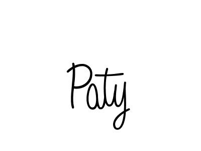 The best way (Angelique-Rose-font-FFP) to make a short signature is to pick only two or three words in your name. The name Paty include a total of six letters. For converting this name. Paty signature style 5 images and pictures png