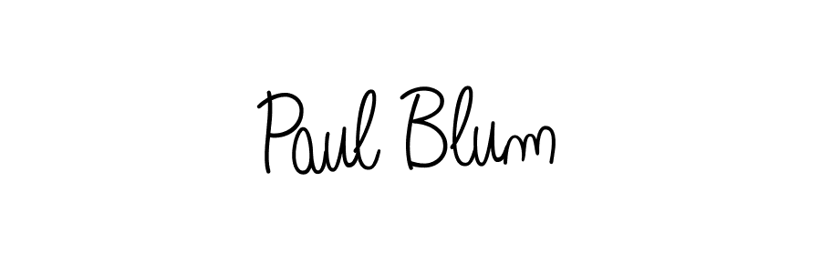 Also we have Paul Blum name is the best signature style. Create professional handwritten signature collection using Angelique-Rose-font-FFP autograph style. Paul Blum signature style 5 images and pictures png
