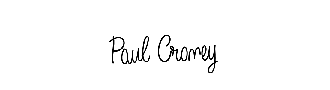 Design your own signature with our free online signature maker. With this signature software, you can create a handwritten (Angelique-Rose-font-FFP) signature for name Paul Croney. Paul Croney signature style 5 images and pictures png