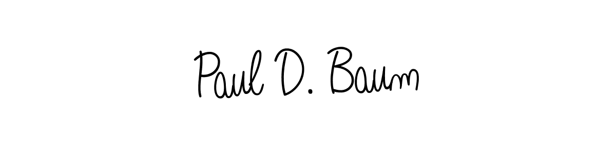 Make a beautiful signature design for name Paul D. Baum. Use this online signature maker to create a handwritten signature for free. Paul D. Baum signature style 5 images and pictures png