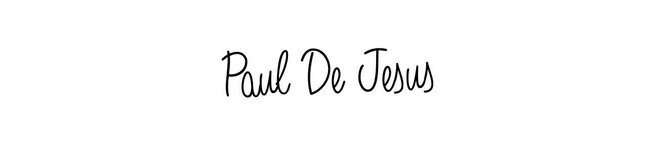 Best and Professional Signature Style for Paul De Jesus. Angelique-Rose-font-FFP Best Signature Style Collection. Paul De Jesus signature style 5 images and pictures png