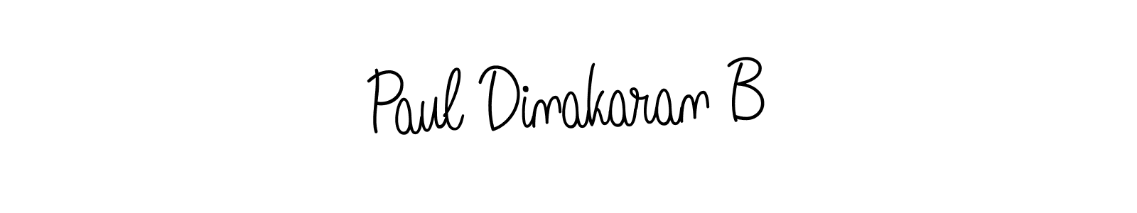 How to make Paul Dinakaran B signature? Angelique-Rose-font-FFP is a professional autograph style. Create handwritten signature for Paul Dinakaran B name. Paul Dinakaran B signature style 5 images and pictures png