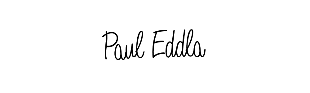 How to make Paul Eddla name signature. Use Angelique-Rose-font-FFP style for creating short signs online. This is the latest handwritten sign. Paul Eddla signature style 5 images and pictures png