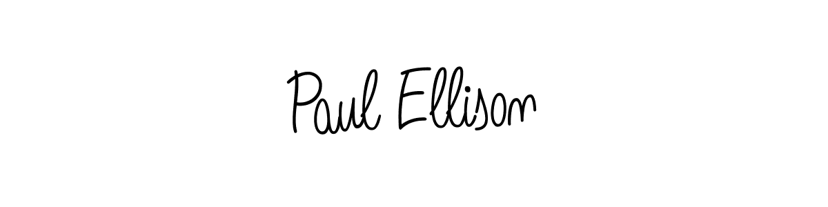 Use a signature maker to create a handwritten signature online. With this signature software, you can design (Angelique-Rose-font-FFP) your own signature for name Paul Ellison. Paul Ellison signature style 5 images and pictures png