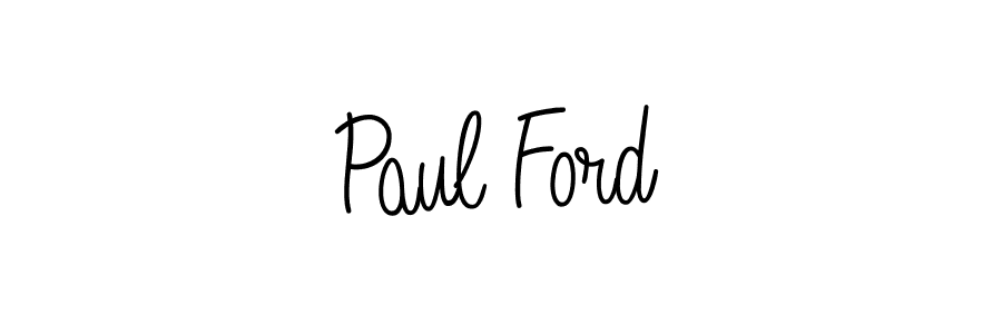 Design your own signature with our free online signature maker. With this signature software, you can create a handwritten (Angelique-Rose-font-FFP) signature for name Paul Ford. Paul Ford signature style 5 images and pictures png