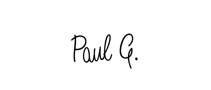 Best and Professional Signature Style for Paul G.. Angelique-Rose-font-FFP Best Signature Style Collection. Paul G. signature style 5 images and pictures png