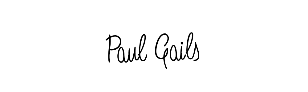The best way (Angelique-Rose-font-FFP) to make a short signature is to pick only two or three words in your name. The name Paul Gails include a total of six letters. For converting this name. Paul Gails signature style 5 images and pictures png